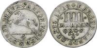 Braunschweig-Wolfenbüttel 4 Mariengroschen Anton Ulrich, allein 1704-1714. -