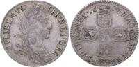 Großbritannien Sixpence William III. 1694-1702. -