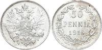 Finnland 50 Penniä 1 Nikolaus II. von Russland 1894-1917. -