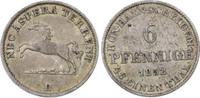 Braunschweig-Calenberg-Hannover 6 Pfennig 1852 B Georg V. 1851-1866. Sehr schön-vorzüglich