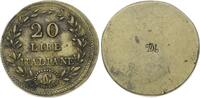 Italien-Mailand 20 Lire Französische Besetzung unter Ludwig XII. 1500-1512. Vorzüglich
