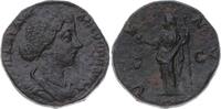 Kaiserzeit Sesterz Lucilla, Tochter d. M. Aurelius, Gattin d. L.Verus. -