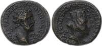 Bronze  138-161 n. Chr. Kaiserzeit Antoninus Pius 138-161. Braune Patina. Fast vorzüglich