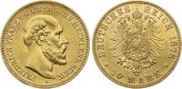 Mecklenburg-Schwerin 10 Mark Friedrich Franz II. 1842-1883. -