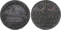 Braunschweig-Wolfenbüttel Pfennig Karl Wilhelm Ferdinand 1780-1806. -