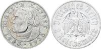 Drittes Reich 2 Mark 1933 F Feine Patina. Fast Stempelglanz
