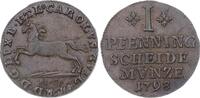Braunschweig-Wolfenbüttel Pfennig Karl Wilhelm Ferdinand 1780-1806. -