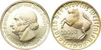 Provinz Westfalen 10000 Mark 1923 Winz. Kratzer, winz. Randfehler, fast Stempelglanz