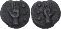 Republik AE-Quadrans 269/ 266 v. Chr Anonyme Prägungen 300-200 v. Chr.. Nummer auf den Rand gezeichnet. Schrötlingsfehler am Rand, sehr schön
