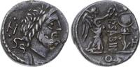 Republik AR-Quinar P. Sabinus 99 v. Chr.. Hübsche Patina. Kl. Kratzer, sehr schön