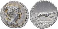 Republik AR-Denar C. Postumius 74 v. Chr.. -