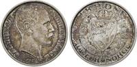 Norwegen Krone 1912 Haakon VII. 1905-1957. Hübsche Patina. Sehr schön-vorzüglich