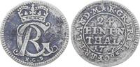 Braunschweig-Calenberg-Hannover 1/24 Taler 1717 Georg I. 1714-1727. Sehr schön