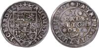 Braunschweig-Lüneburg-Celle 1/8 Taler (1/2 Reichsort) 1636 HS August der Ältere 1633-1636. Hübsche Patina. Sehr schön