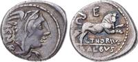 Republik Denar L. Thorius Balbus 105 v. Chr.. -