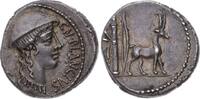 Republik Denar Cn. Plancius 55 v. Chr.. Feine Patina. Av. etwas dezentiert, vorzüglich