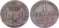 Brandenburg-Preußen Pfennig 1828 A Friedrich Wilhelm III. 1797-1840. Sehr schön