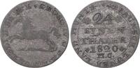 Braunschweig-Wolfenbüttel 1/24 Taler Karl 1815-1830. -