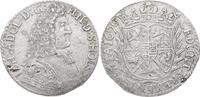 Schleswig-Holstein-Plön 2/3 Taler 1690 Johann Adolf 1671-1704. Kl. Schrötlingsfehler, kl. Zainende, sehr schön +