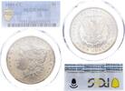 Vereinigte Staaten von Amerika Morgan Dollar 1884 CC Token.. Feine Tönung. Fast Stempelglanz