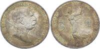 Römisch Deutsches Reich 5 Kronen Franz Joseph I. 1848-1916. Hübsche Patina. Winz. Randfehler, winz. Kratzer, vorzüglich-Stempelglanz