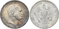 Taler 1869  A Brandenburg-Preußen Wilhelm I. 1861-1888. Herrliche Patina. Fast Stempelglanz