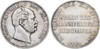 Ausbeutetaler 1862  A Brandenburg-Preußen Wilhelm I. 1861-1888. Kl. Randfehler, sehr schön-vorzüglich