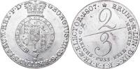 Braunschweig-Calenberg-Hannover 2/3 Taler 1807 GM Georg III. 1760-1820. Vorzüglich-Stempelglanz