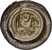 Sachsen-Meißen, markgräflich wettinische Mzst. Brakteat um 1240 Heinrich der Erlauchte 1221-1248 und seine Nachfolger. Sehr schön