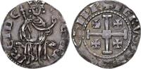 Gros 1285-1324 Zypern Henri II. 1285-1324. Hübsche Patina. Leichte Prägeschwäche, sehr schön-vorzüglich