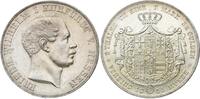 Doppeltaler 1855 Hessen-Kassel Friedrich Wilhelm I. 1847-1866. Winz. Kratzer, vorzüglich  /  vorzüglich-Stempelglanz