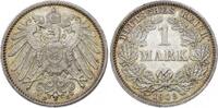 Kleinmünzen Mark 1908 D Hübsche Patina. Winz. Randfehler, fast Stempelglanz