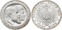 Württemberg 3 Mark 1911 F. Zur Silbernen Hochzeit am Wilhelm II. 1891-1918. -