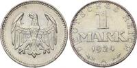 Weimarer Republik Mark 1924 A Vorzüglich-Stempelglanz