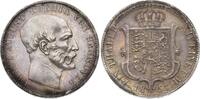 Braunschweig-Calenberg-Hannover Ausbeutetaler 1851 B Ernst August 1837-1851. Hübsche Patina. Am Rand etwas angelaufen, min. Kratzer, vorzüglich-S...