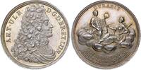 Braunschweig-Wolfenbüttel Silbermedaille Anton Ulrich, allein 1704-1714. -