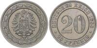 20 Pfennig 1888  A Kleinmünzen  Vorzüglich-Stempelglanz