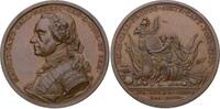 Sachsen-Albertinische Linie Bronzemedaille Friedrich August II. 1733-1763. -