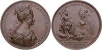 Braunschweig-Wolfenbüttel Bronzemedaille August Wilhelm 1714-1731. -