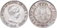 Spanien-Königreich 4 Reales Isabel II. 1833-1868. -