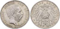 Sachsen 5 Mark Albert 1873-1902. -