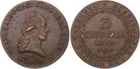 3 Kreuzer 1812  B Römisch Deutsches Reich Franz II.(I.) 1792-1835. Kl. Schrötlingsfehler, kl. Kratzer, fast vorzüglich