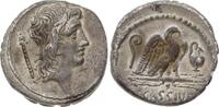 Republik Denar Q. Cassius Longinus 55 v. Chr.. -