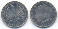 2,-DM 1967 G BRD Kupfer/Nickel Polierte Platte - kleiner Kratzer
