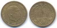 Spanien - Spain 1 Peseta Francisco Franco 1939-1975