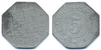 Elsass 5 Pfennig Erstein - Zink 1917 (Funck 120.1) -