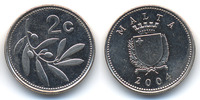 Malta - Malta 2 Cent Republik