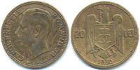 Rumänien - Romania 20 Lei Carol II. 1930-1940 - ohne Münzzeichen