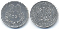 Polen - Poland 20 Groszy Volksrepublik 1949-1990