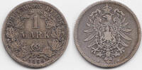 Kaiserreich 1 Mark kleiner Adler - Silber -